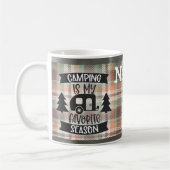 Mug Camping Personnalisé Conception Camper Conception  (Gauche)