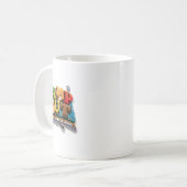 Mug Camping pour obtenir plus de Jésus. Un été cool ! (Devant gauche)