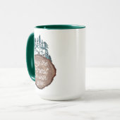 Mug Camping Quote May The Forest Be With You On Wood (Devant gauche)