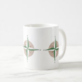 Mug Camping Randonnée Compass Amateur extérieur (Devant droit)