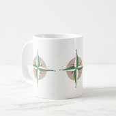Mug Camping Randonnée Compass Amateur extérieur (Devant gauche)