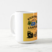Mug Camping sauvage - Pitch It and Pray (Devant gauche)