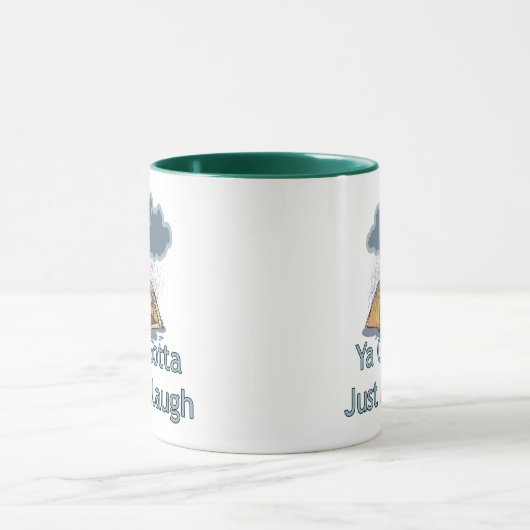 Mug Camping sous la pluie (Centre)