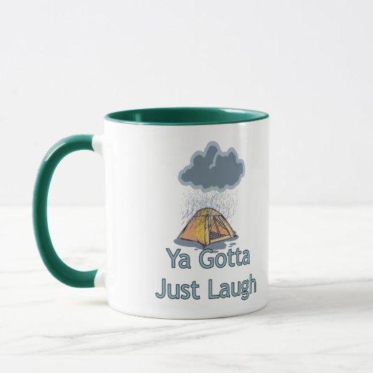 Mug Camping sous la pluie (Gauche)