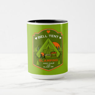 Mug Camping sous Toile de Luxe avec Tente Cloche