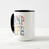 Mug Camping Summer Girls Camp Life Cravate-Die Retro (Devant gauche)