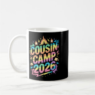 Mug Camping Tante Équipage de Vacances 2026 des Cousin