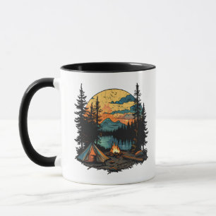 Mug Camping Tent in the Forest