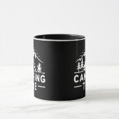 Mug Camping Time, Découvrez la beauté de la nature (Centre)