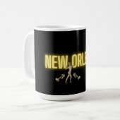 Mug Campy Neon Nouvelle Orléans & Beauté Vintage (Devant gauche)