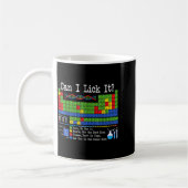 Mug Can I Lick It Periodic Table Funny Science Teacher (Gauche)
