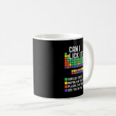 Mug Can I Lick It Periodic Table Funny Science Teacher (Devant droit)