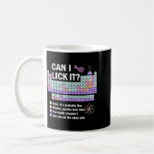 Mug Can I Lick It Periodic Table Kids Science Teacher  (Gauche)