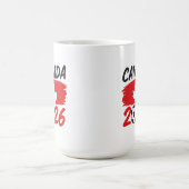 Mug Canada 2026 Conception pour les fans de football a (Centre)