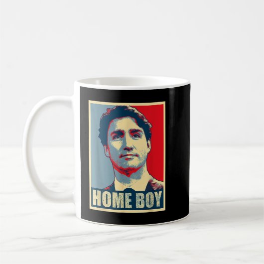 Mug Canada Accueil Garçon Justin Trudeau (Gauche)