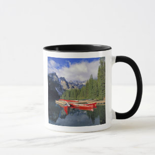 Mug Canada, Alberta, lac Moraine. La surface vitreuse