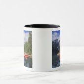 Mug Canada, Alberta, lac Moraine. La surface vitreuse (Centre)