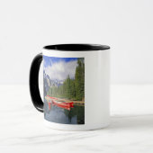 Mug Canada, Alberta, lac Moraine. La surface vitreuse (Devant gauche)