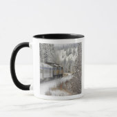 Mug Canada, Alberta. Train des neiges de VIA Rail entr (Gauche)