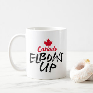 Mug CANADA Coude en l'air la feuille d'érable rouge n'