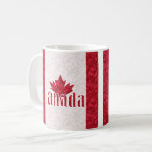 Mug Canada, douche drapeau (Devant gauche)