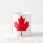 Mug CANADA. Drapeau canadien. Patriotique. Bouchon de  (Centre)