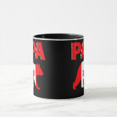 Mug Canada Drapeau Papa Ours Drôle Papa canadien Père  (Centre)