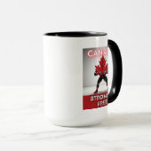Mug Canada Fort et libre (Devant droit)