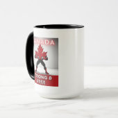 Mug Canada Fort et libre (Devant gauche)