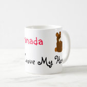 Mug Canada J'aime ma maison (Devant droit)