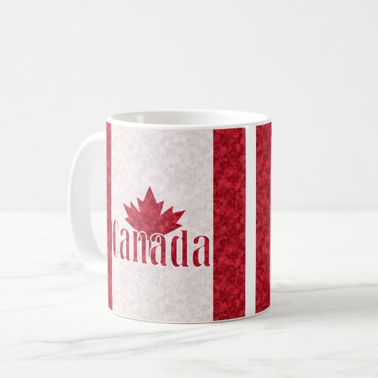 Mug Canada, lavage de drapeau (Devant gauche)