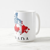 Mug Canada : Le pays de la feuille d'érable (Devant droit)