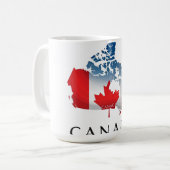 Mug Canada : Le pays de la feuille d'érable (Devant gauche)