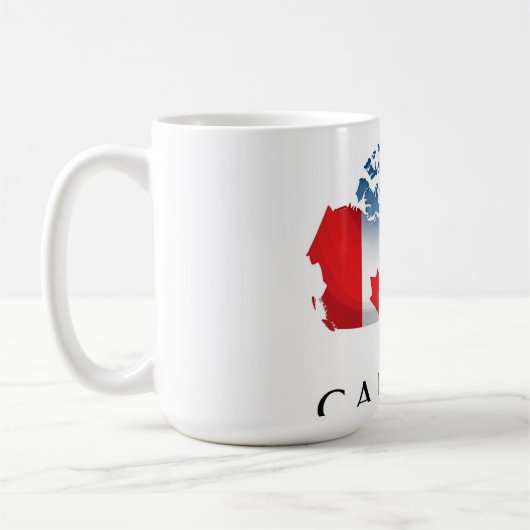 Mug Canada : Le pays de la feuille d'érable (Gauche)