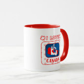 Mug Canada Love (Devant droit)