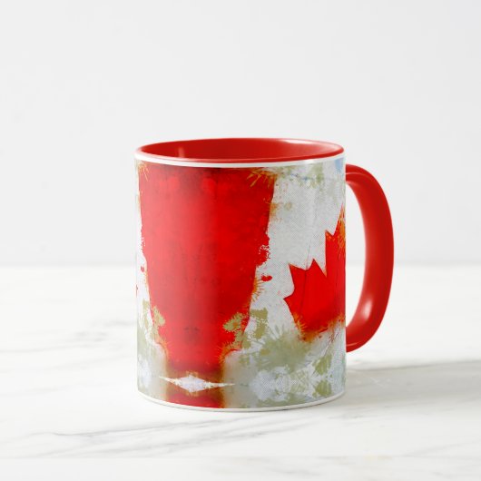 Mug Canada Mon Canada (Drapeau canadien) (Devant droit)