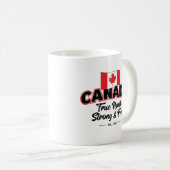 Mug "Canada True North Strong & Free East. 1867" (Devant droit)