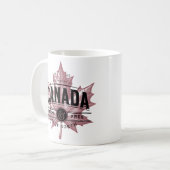 Mug Canada Véritable Feuille d'érable libre et solide (Devant gauche)