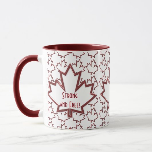 Mug canadien de café Feuille d'érable (Gauche)