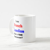 Mug canadien français (Devant gauche)