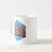 Mug Canal Amsterdam Pays-Bas Europe (Devant gauche)