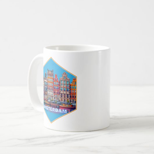 Mug Canal Amsterdam Pays-Bas Europe (Devant gauche)