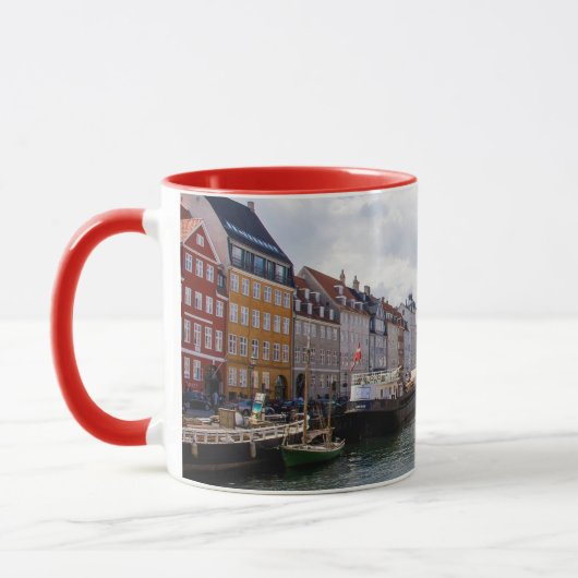 Mug Canal avec des bateaux| Copenhague (Gauche)