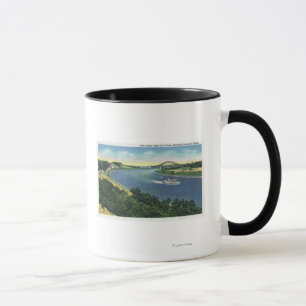 Mug Canal Cape Cod Vue du pont de Sagamore