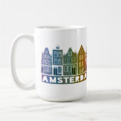 Mug Canal House Rainbow Amsterdam Hollande Voyage (Gauche)