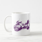 Mug CanAm Spyder droite 2010 strié (Gauche)