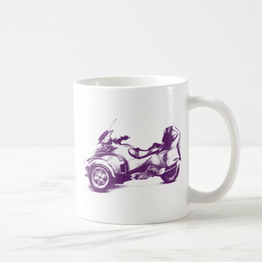 Mug CanAm Spyder droite 2010 strié (Droite)