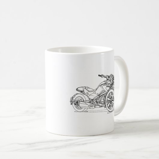 Mug CanAm Spyder F3S 2017 (Devant droit)