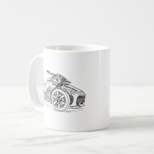 Mug CanAm Spyder F3S 2017 (Devant gauche)