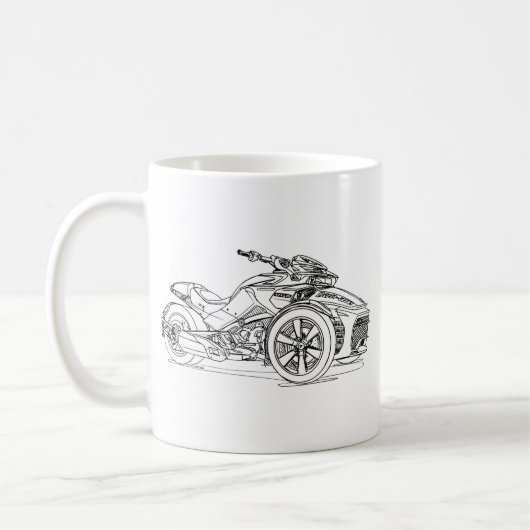 Mug CanAm Spyder F3S 2017 (Gauche)